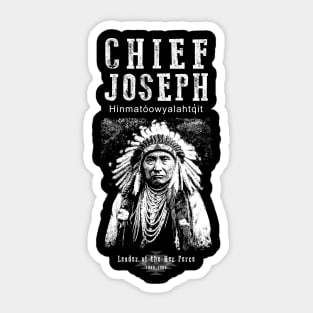 Chief Joseph-Nez Perce-American-Indian-History Sticker